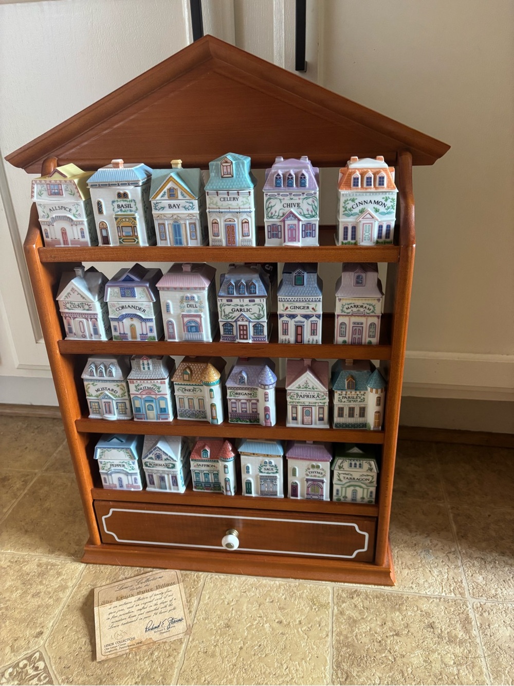 Vintage Lenox Spice Village